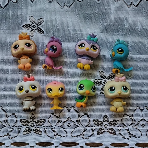 Littlest Pet Shop - Set of 8 Birds - Picture 1 of 2